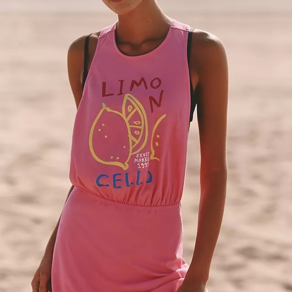 Anthropology: Jordan Nickson x Celandine Twist-Back T-Shirt Maxi Dress NWT